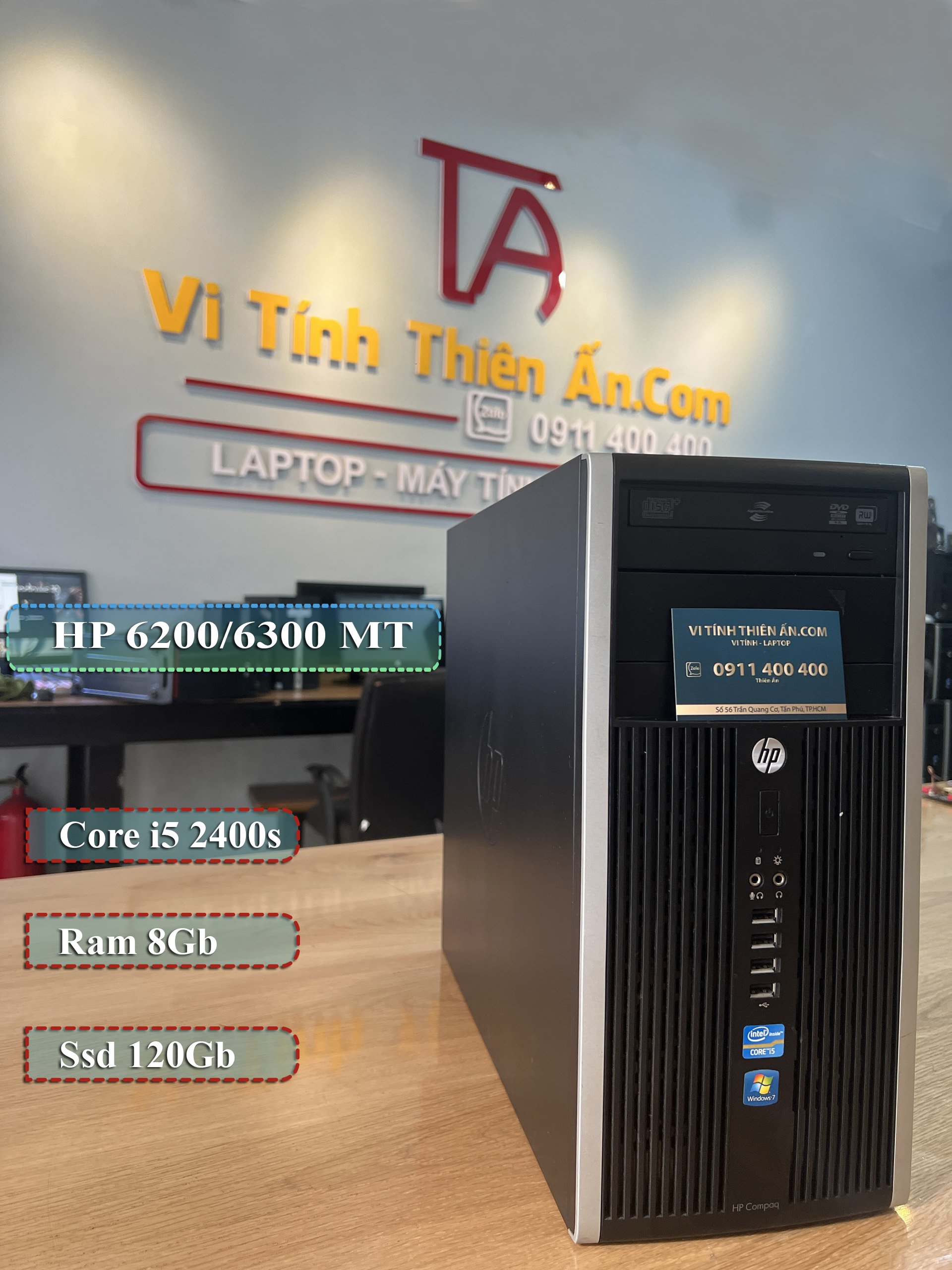 Thùng máy tính HP 800G5 chạy thế hệ 9 cao cấp